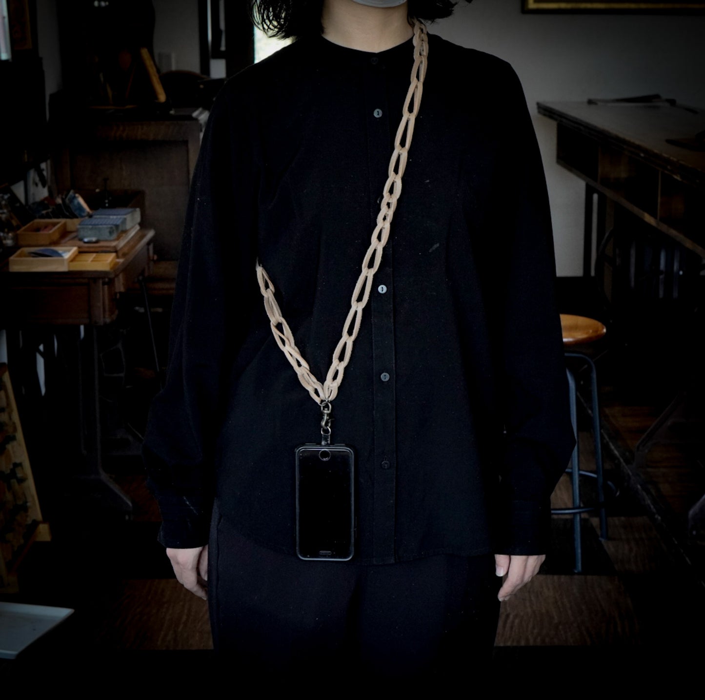 ネックストラップ シェーヌ